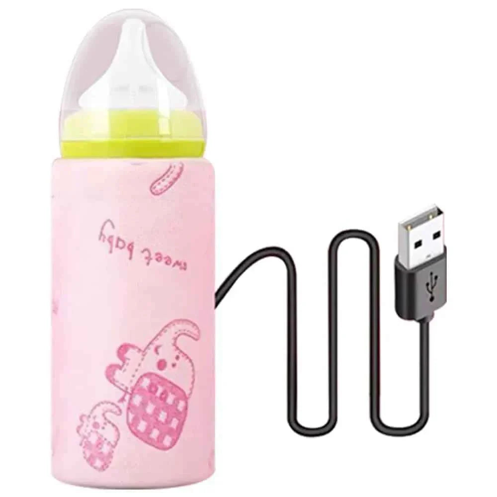 USB Milk Bottle & Beverage Warmer – Portable Heater for Coffee, Tea, and Baby Feeder
