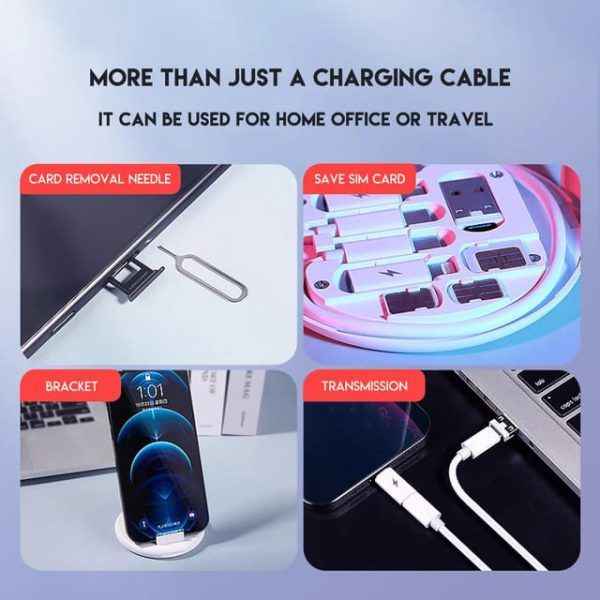 5-in-1 Portable Data Cable Storage Set