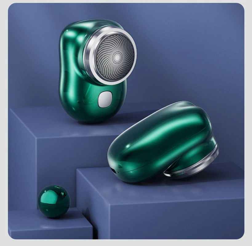 Mini 3-Blade Electric Shaver | Type-C Beard Trimmer & Razor