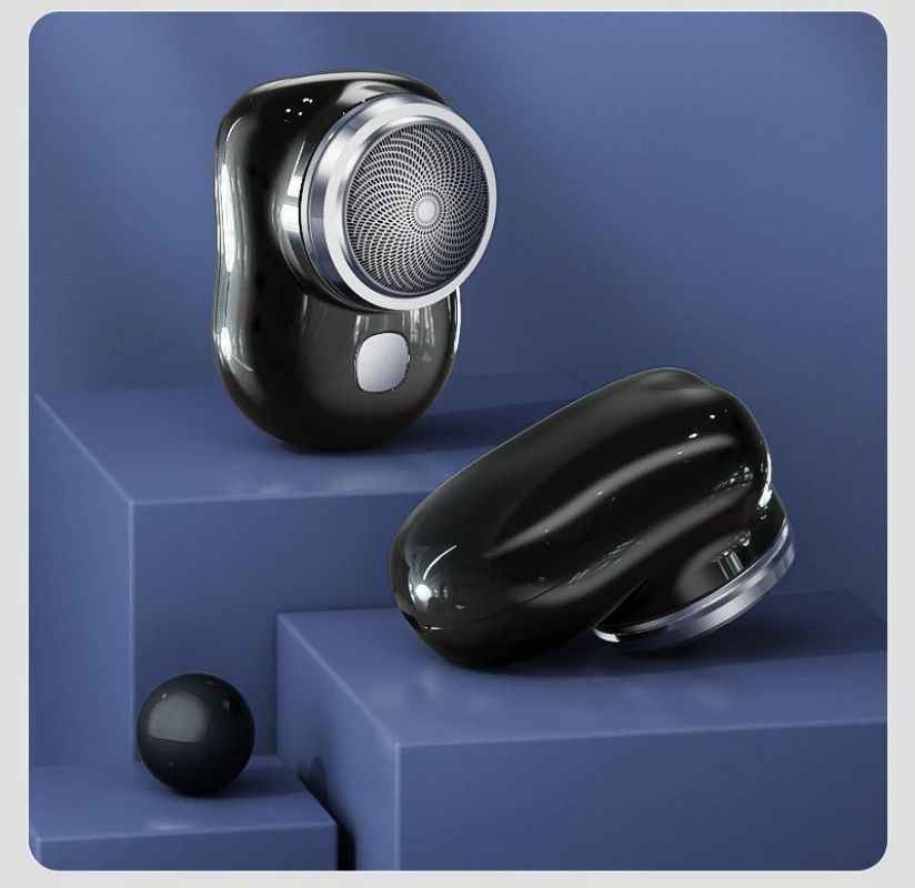 Mini 3-Blade Electric Shaver | Type-C Beard Trimmer & Razor