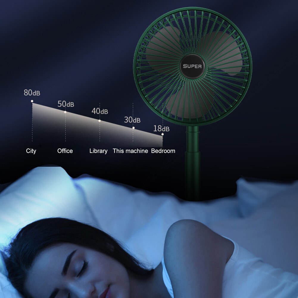 Folding Fan Summer Silent Desktop Retractable Fan For Office Bedroom School Usb Ventilator (electric Usb Operated)