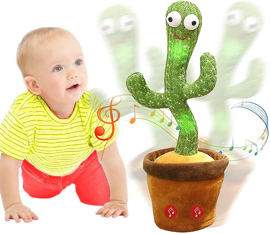 Dancing & Talking Cactus Toy – Rechargeable Fun for All Ages!