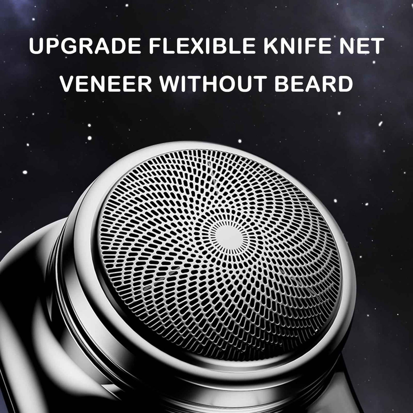Mini 3-Blade Electric Shaver | Type-C Beard Trimmer & Razor