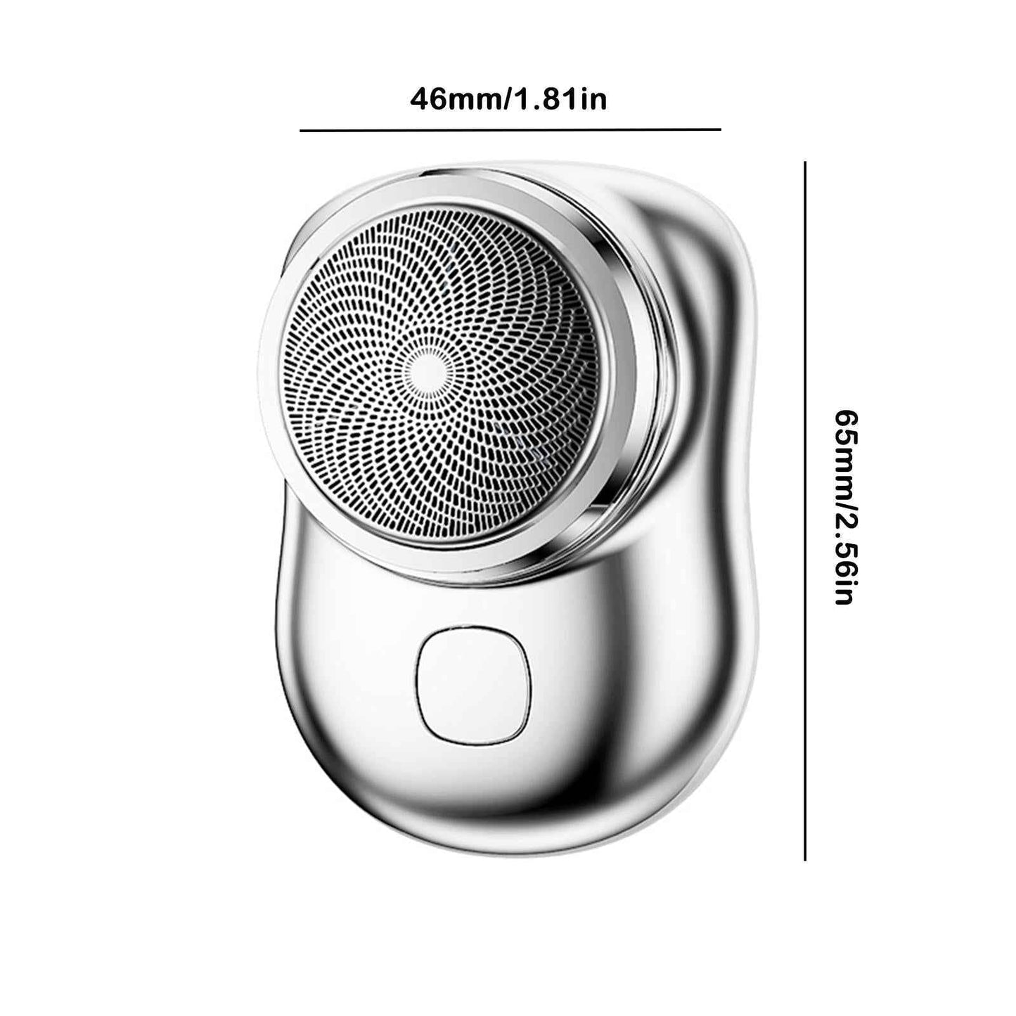 Mini 3-Blade Electric Shaver | Type-C Beard Trimmer & Razor