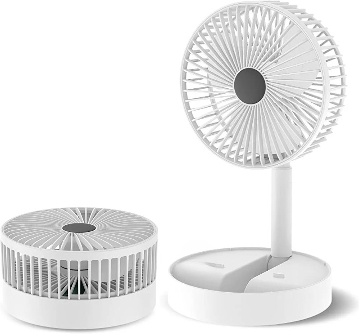 Folding Fan Summer Silent Desktop Retractable Fan For Office Bedroom School Usb Ventilator (electric Usb Operated)