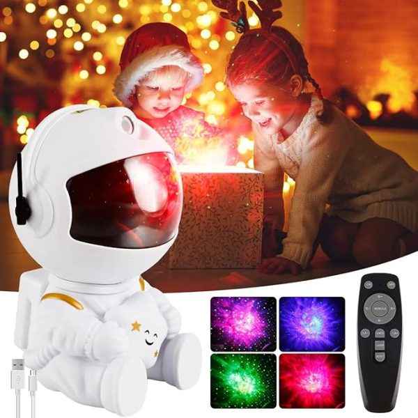 Astronaut Galaxy Projector Lamp | LED Night Light for Bedrooms