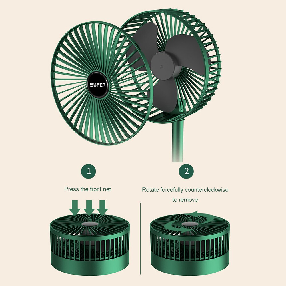 Folding Fan Summer Silent Desktop Retractable Fan For Office Bedroom School Usb Ventilator (electric Usb Operated)