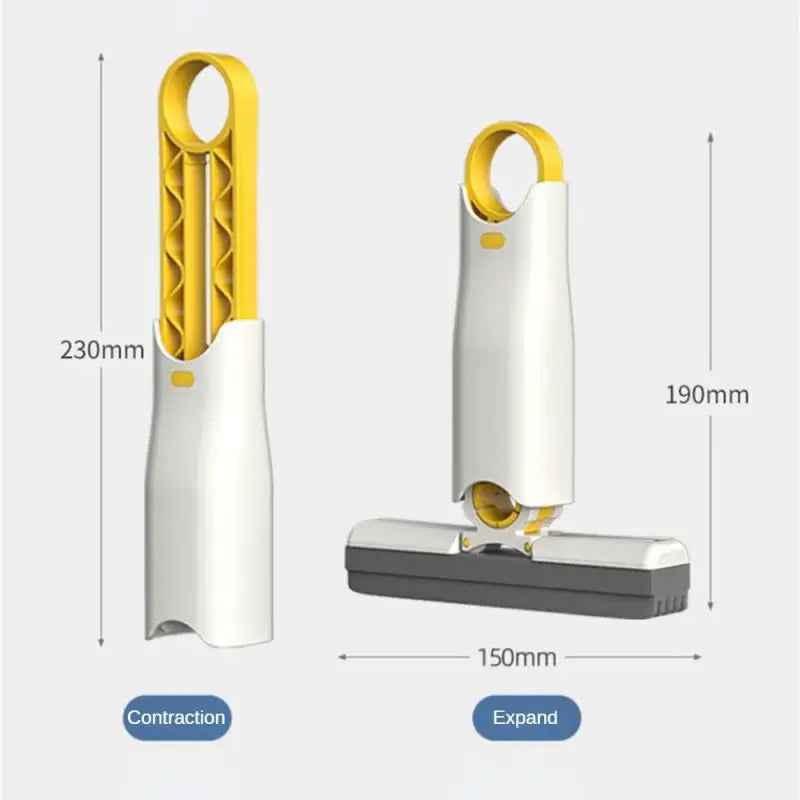 Portable Mini Squeeze Desk Cleaner & Sponge Mop for Home, Kitchen, Car Cleaning