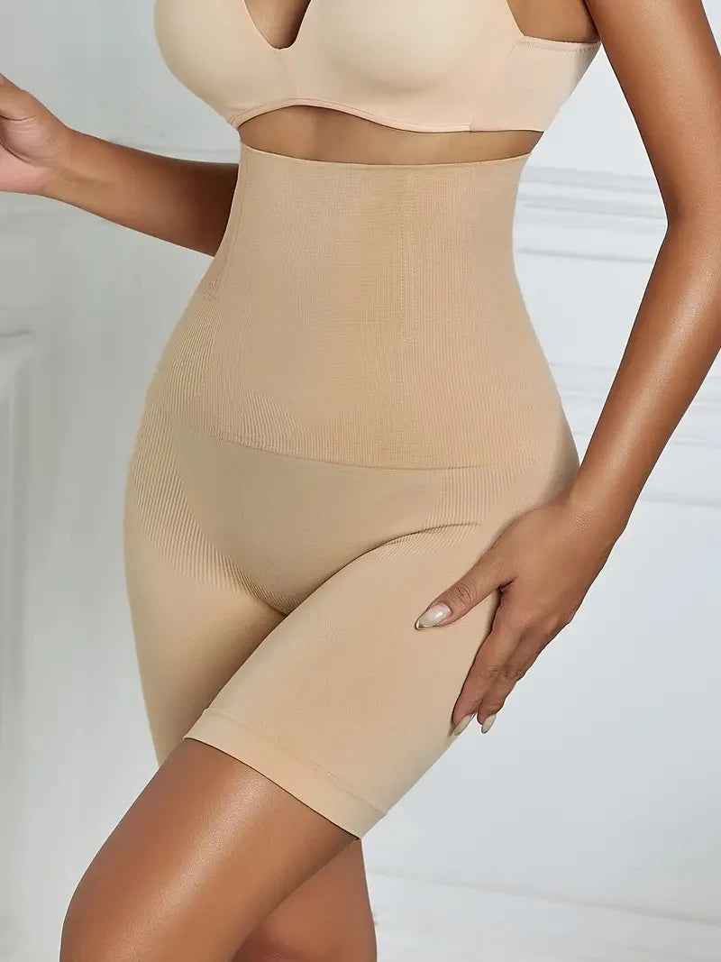 Lower Half Body Shaper Shapewear Women High Waist Panties Beige Body Shaper