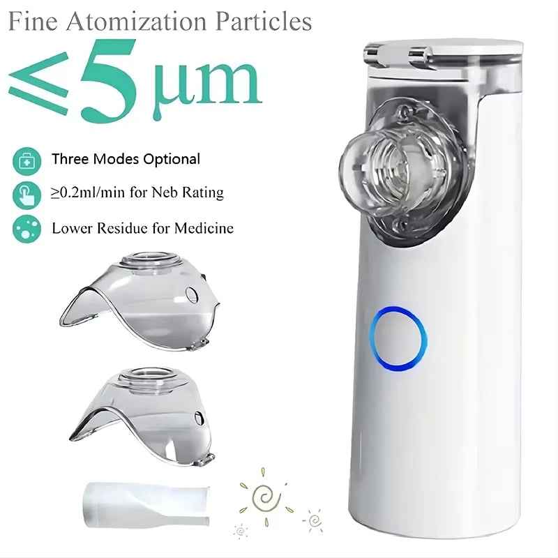 Portable Nebulizer For Asthma Rechargeable Inhaler Nebulizer Machine For Kids And Adults