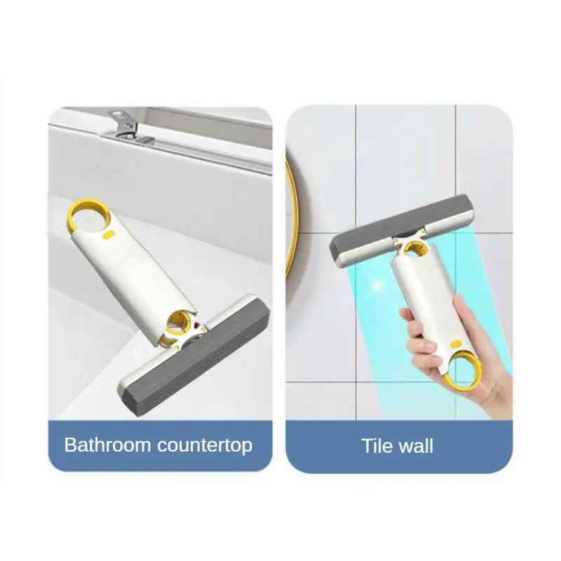 Portable Mini Squeeze Desk Cleaner & Sponge Mop for Home, Kitchen, Car Cleaning