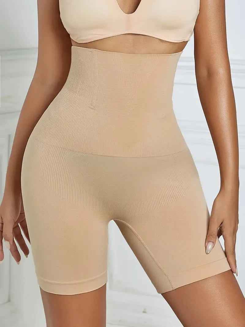 Lower Half Body Shaper Shapewear Women High Waist Panties Beige Body Shaper