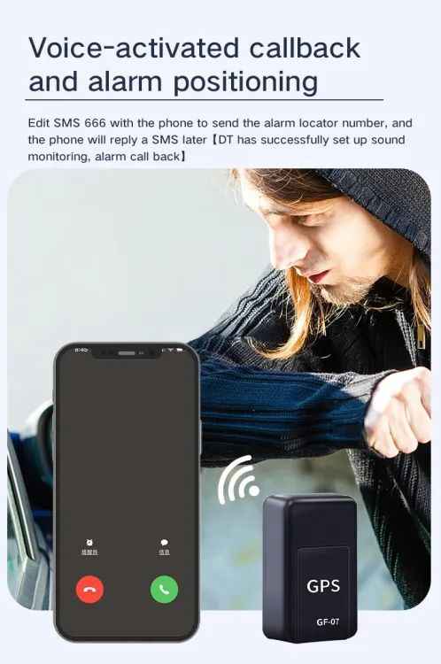 Mini GPS Tracker Device - Real-Time Tracking for Cars & Motorcycles