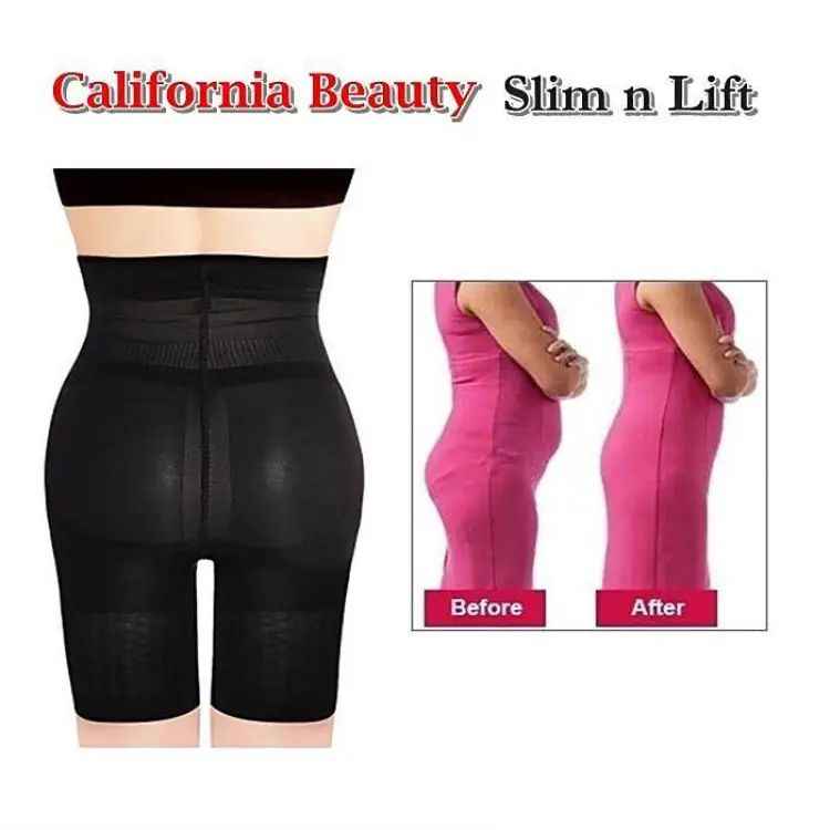 Lower Half Body Shaper Shapewear Women High Waist Panties Beige Body Shaper