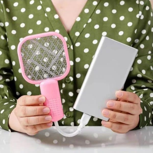 USB Electric Mosquito Racket – Portable Fly Killer Racquet