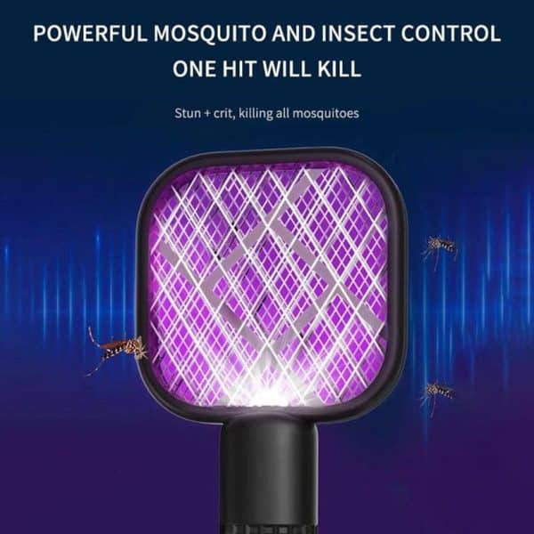 USB Electric Mosquito Racket – Portable Fly Killer Racquet