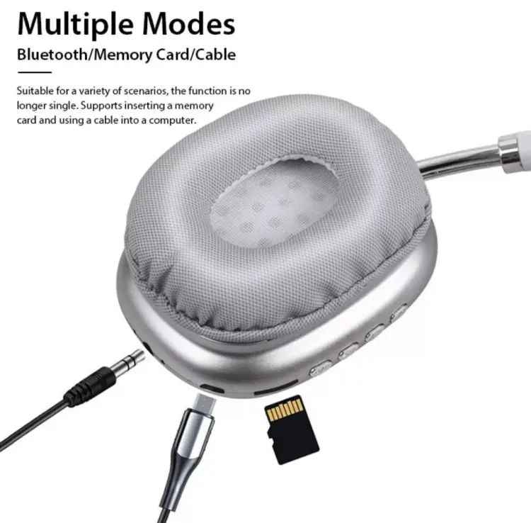 P9 Wireless Bluetooth Headphones with Mic | Noise Cancelling, Stereo Sound, TF Card Support