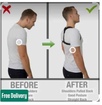 SN-660 Smart Care Posture Corrector – Adjustable Back & Shoulder Support for Pain Relief For Men And Women