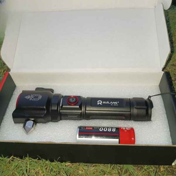 2-in-1 Emergency Flashlight Torch & Charging Bank | Waterproof LED 2210 Long Range