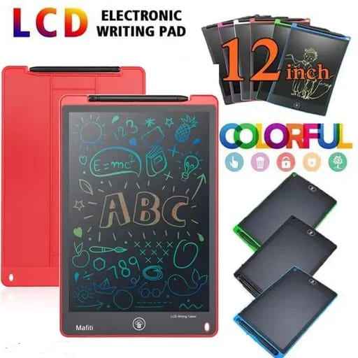 12-Inch LCD Writing Tablet – Colorful Electronic Slate for Kids