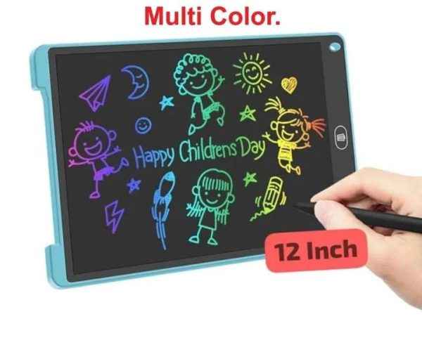 12-Inch LCD Writing Tablet – Colorful Electronic Slate for Kids