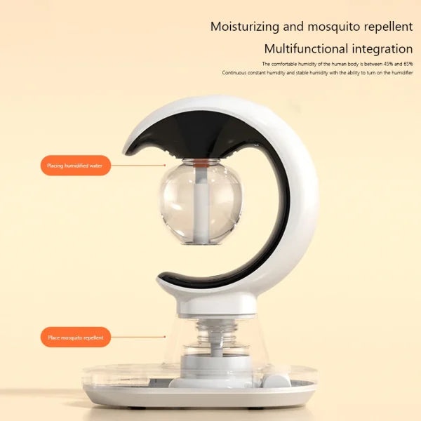 3-in-1 Humidifier & Mosquito Repellent Lamp | Smart Electric Mosquito Killer