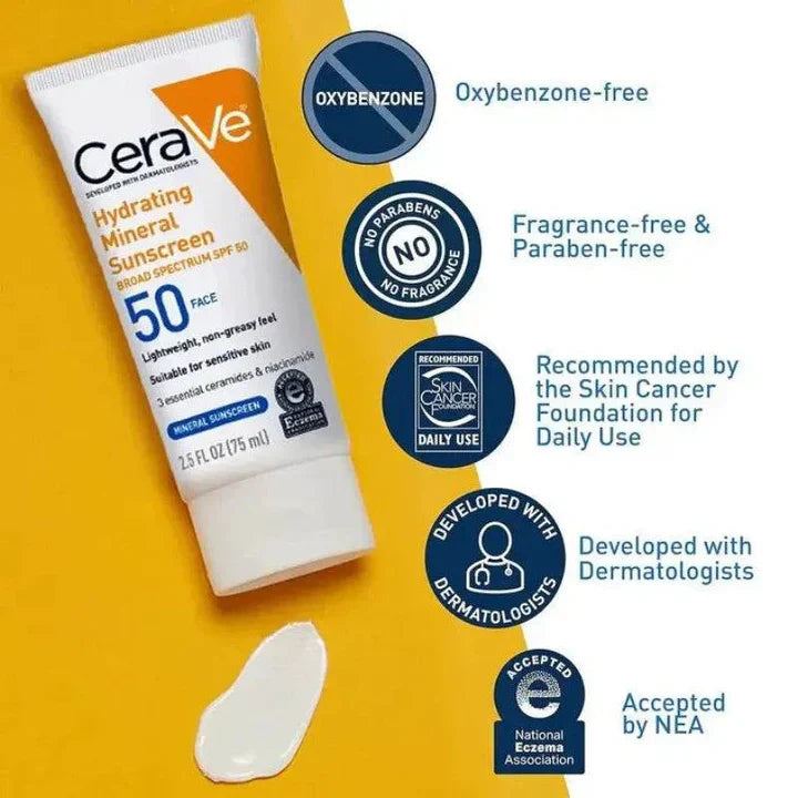 CeraVe 4 In 1 Skincare Kit Night Cream, Sunblock, Cleanser & Serum, for Radiant Skin (Limited Stock)