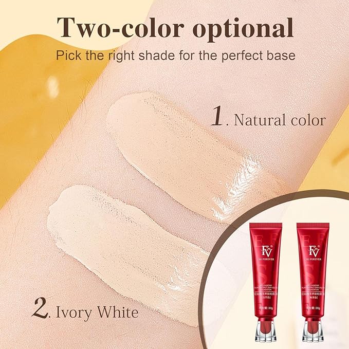 FV Liquid Foundation Makeup, Full Coverage Oil Control Flawless 12 Hour Long Lasting Concealer Matte Foundation