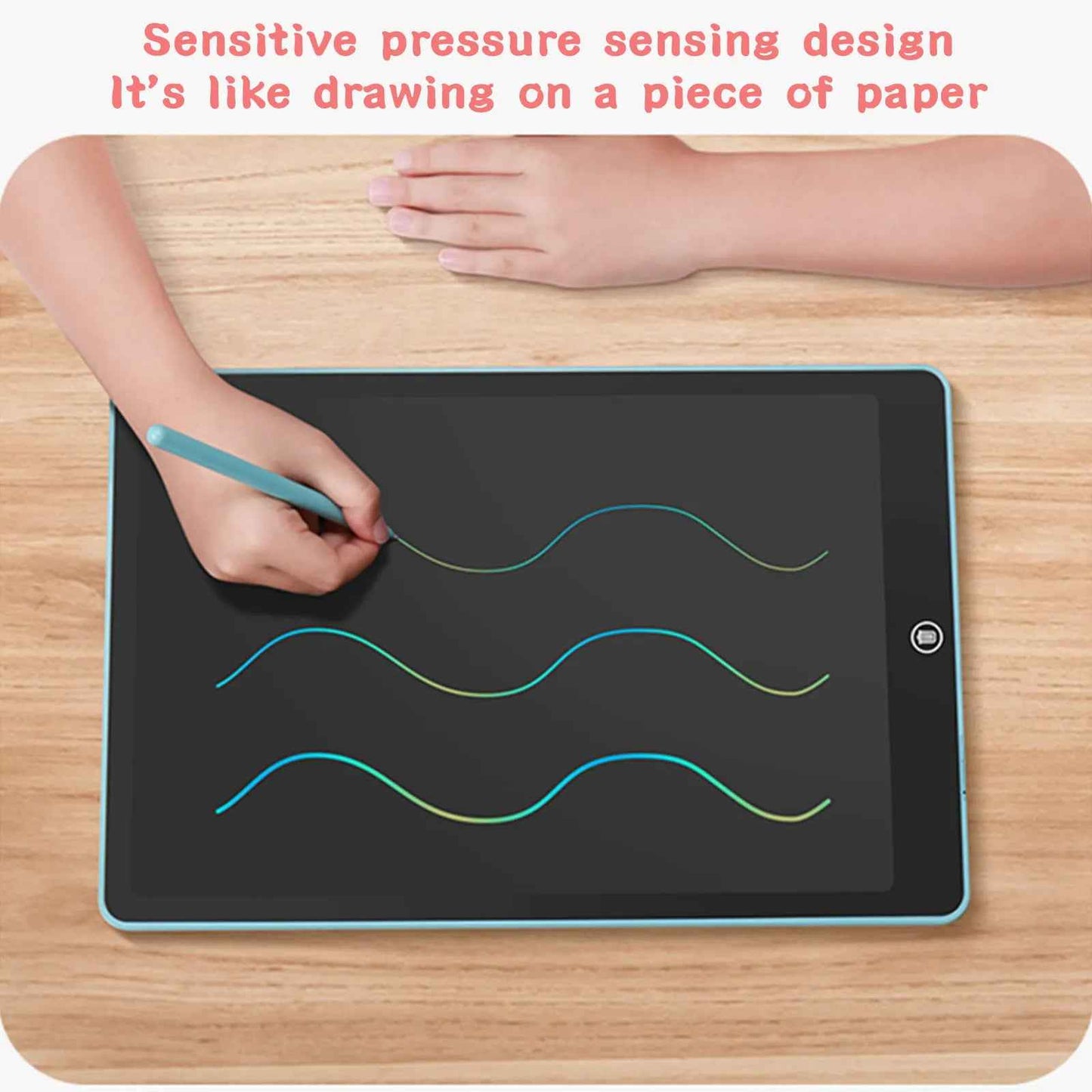 12-Inch LCD Writing Tablet – Colorful Electronic Slate for Kids