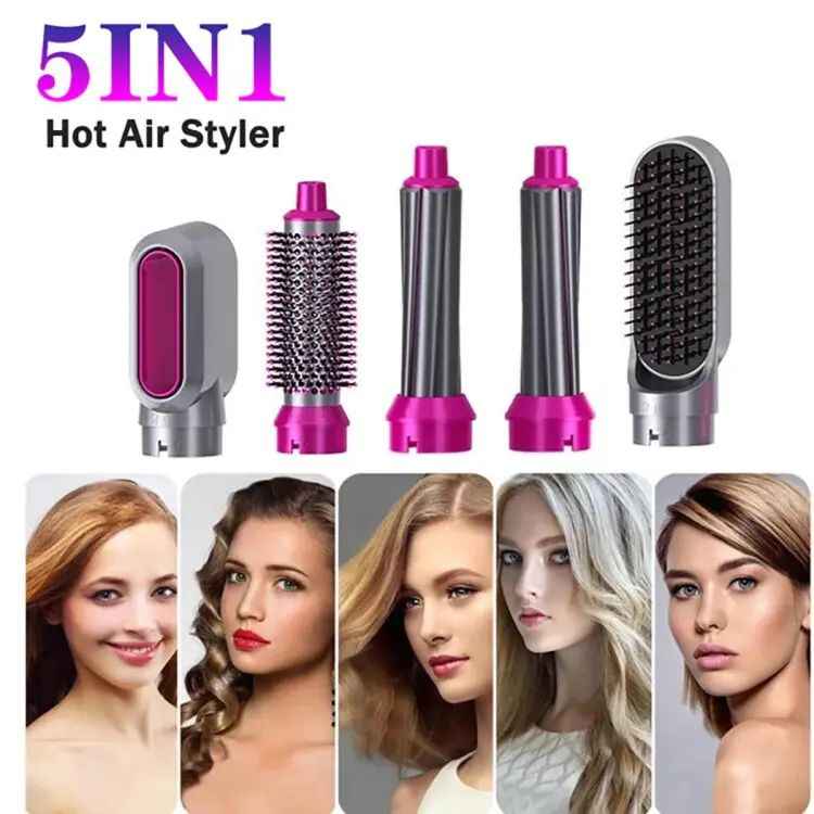 5-in-1 Hair Dryer Brush & Styling Kit
