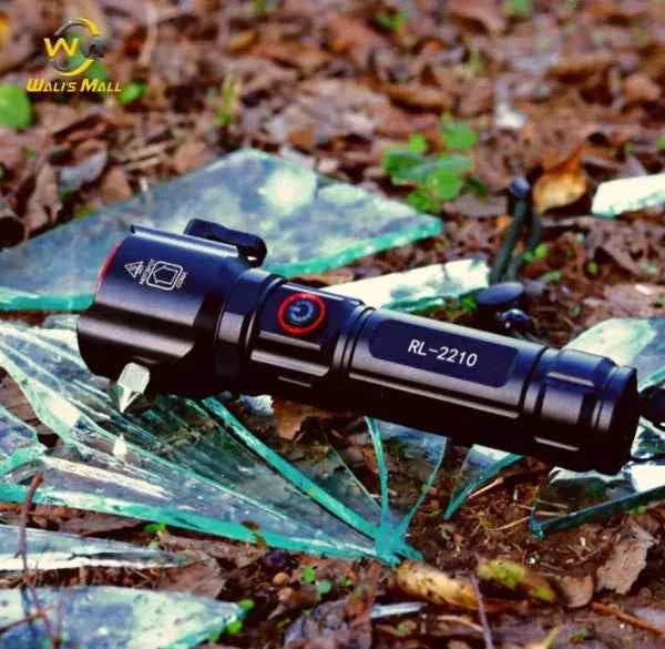 2-in-1 Emergency Flashlight Torch & Charging Bank | Waterproof LED 2210 Long Range