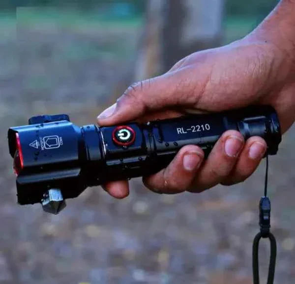 2-in-1 Emergency Flashlight Torch & Charging Bank | Waterproof LED 2210 Long Range