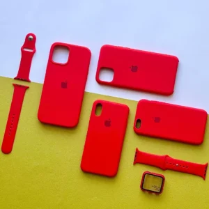 iPhone Red silicon case