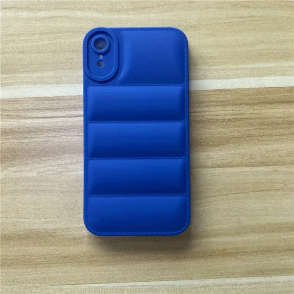 iPhone X | XR | XS | XS Max Blue Puffer cover